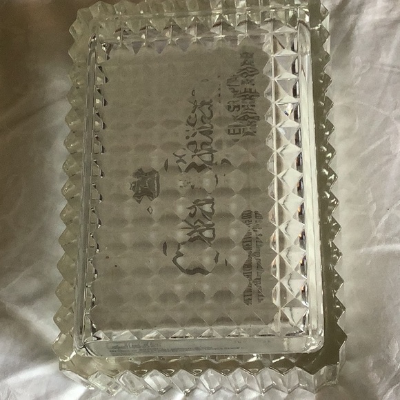 Soap dish vintage beveled glass great condition great lookin - Picture 6 of 6
